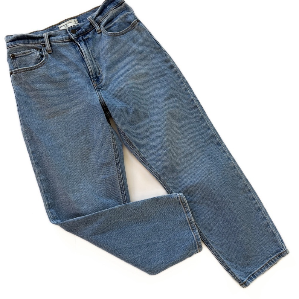 Abercrombie & Fitch Jeans Womens 27 4 Short Mom High Rise Straight